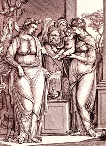 Das Opfer an Priapus von Jacopo de