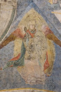 Allegorie der Festung, Detail des Gewölbes von Jacopo di Cione