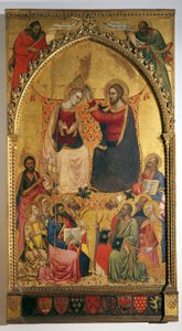 Krönung der Jungfrau und Heilige von Jacopo di Cione