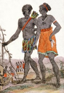 Mann und Frau aus Senegal