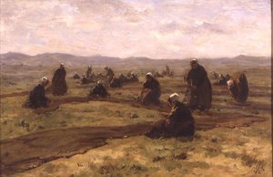 Netze flicken von Jacques Abraham Zon