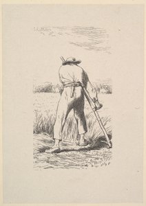 Der Weizenernter von Jacques Adrien Lavieille