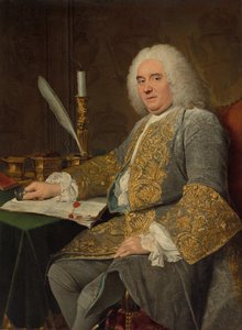 Porträt von Jean-Gabriel du Theil bei der Unterzeichnung des Vertrags von Wien