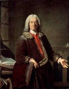 Porträt des Dichters und Tragödiendichters Prosper Jolyot de Crébillon, 1746