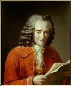 Porträt von Voltaire (François Marie Arouet) von Jacques Augustin Catherine Pajou