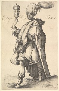 Caspar, nach einer Serie der drei Weisen von Jacques Bellange von Jacques Bellange