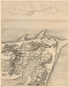 (Ausschnitt) Belagerung der Zitadelle von St. Martin auf der Île de Ré von Jacques Callot
