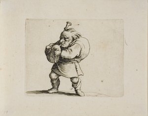 Dudelsackspieler, aus Varie Figure Gobbi