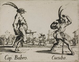 Capitan Babeo - Cucuba, Platte 16 aus Balli di Sfessania
