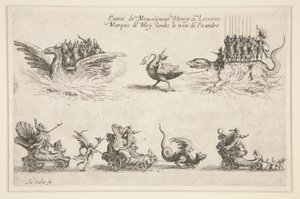 Kampf an der Barriere, Eintritt von Monseigneur Henry de Lorraine von Jacques Callot