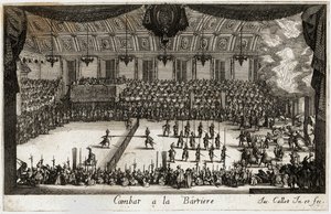 Kampf an der Barriere: das Turnier