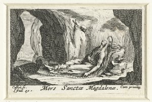 Der Tod von Maria Magdalena von Jacques Callot