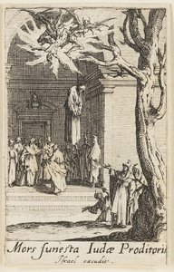 Tod des Judas, Platte vierzehn aus Die Märtyrer der Apostel