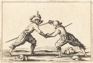 Duell mit Schwertern von Jacques Callot