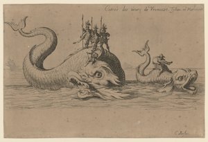 Einzug von Monsieur de Vroncourt, Tyllon et Marimont von Jacques Callot
