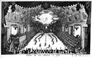 Eintritt seiner Hoheit zu Fuß von Jacques Callot