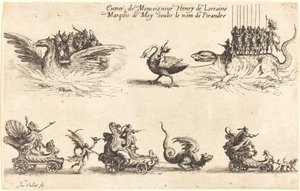 Einzug von Monseigneur Henry de Lorraine, Marquis de Moy, unter dem Namen Pirandre von Jacques Callot