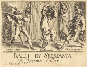 Frontispiz für Balli di Sfessania, ca. 1622