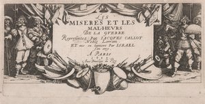 Frontispiz für Les Grandes misères de la guerre