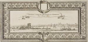Frontispiz, aus Verschiedene Szenen in Florenz entworfen von Jacques Callot