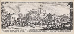 Das Wegführen der Beute von Jacques Callot