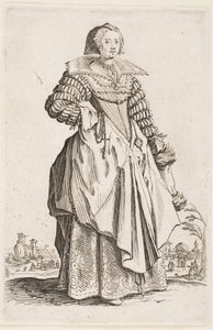 Dame mit breitem Kragen, aus der Serie „Der Adel von Lothringen“
