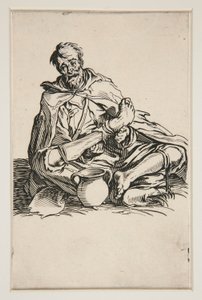 Le Malingreux - Nr. 13 von Les Gueux von Jacques Callot