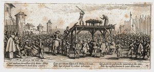 Les Misères et les Malheurs de la Guerre (Gravur) von Jacques Callot