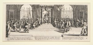 Die Elenden und die Leiden des Krieges - Satz von 18 Radierungen von Jacques Callot