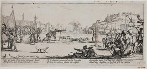 Die Elenden und die Leiden des Krieges (Blatt 12) von Jacques Callot