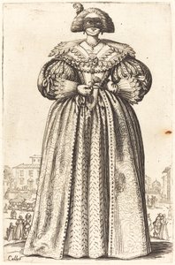 Maskierte Edelfrau