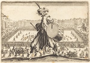 Piazza Presso alla Porta al Prato, ca. 1622 von Jacques Callot