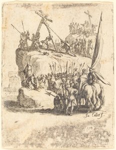 Die Kreuzaufrichtung von Jacques Callot
