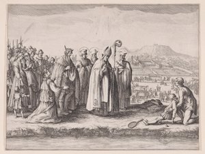 Saint Mansuy, auch genannt Saint Mansuet oder Der Schläger von Jacques Callot