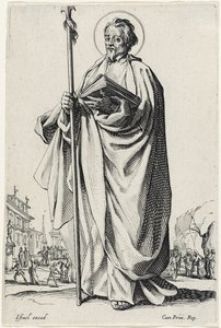 Heiliger Thomas aus Les Grands Apôtres, 1631 von Jacques Callot
