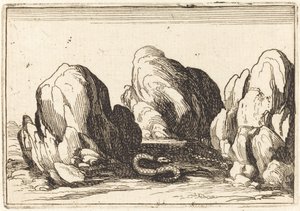 Schlange, 1628 von Jacques Callot