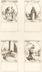 St. Alexander Carbonarius; St. Klara; St. Digna und Gefährten; St. Concordia von Jacques Callot