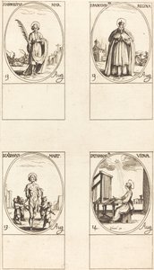 St. Hippolytus, St. Radegund, Königin, St. Cassian, St. Athanasia