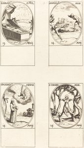 St. Servatius; St. Bonifatius; St. Pachomius; St. Corona von Jacques Callot