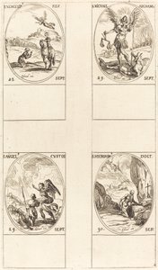 St. Wenzel; St. Michael, Erzengel; Der Schutzengel; St. Hieronymus von Jacques Callot