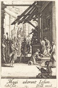 Die Anbetung der Könige von Jacques Callot