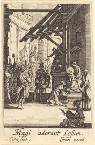 Die Anbetung der Könige von Jacques Callot