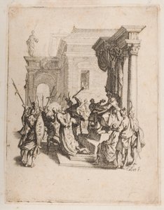 Die Verurteilung, Nr. 5 von 11 aus Die kleine Passion von Jacques Callot