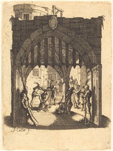Die Krönung mit Dornen von Jacques Callot
