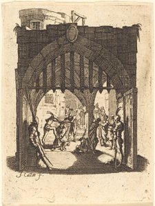 Die Krönung mit Dornen von Jacques Callot