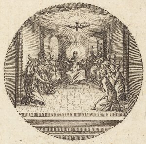 Der Abstieg der Heiligen Taube, um 1631