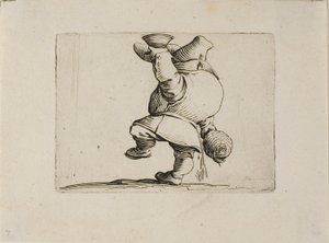 Der Trinker von hinten gesehen, aus Varie Figure Gobbi