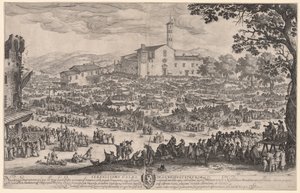 Der Jahrmarkt in Impruneta von Jacques Callot