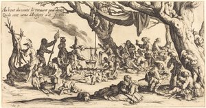 Das Fest der Bohemiens von Jacques Callot