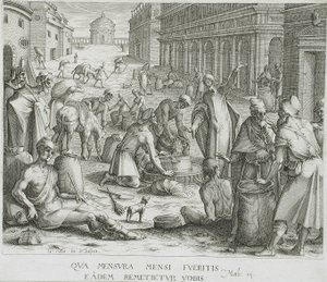 Die Kornwäger von Jacques Callot
